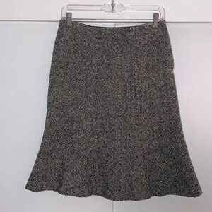 Elegant Black and Gray Women's Skirt